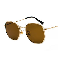Load image into Gallery viewer, Unisex Woman and Man Vintage Retro and Modern Sunglasses Square Metal Frame Sunglasses Pilot Mirror Classic With UV400 Protection