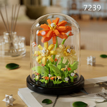 Load image into Gallery viewer, DIY Flower Building Blocks Set - Romantic Proposal Decor, Desktop Ornament & Puzzle Toy, Perfect Birthday Gift Ramadan Mubarak