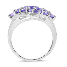 Load image into Gallery viewer, 1.85 Carat Genuine Tanzanite .925 Sterling Silver Ring