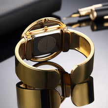将图片加载到图库查看器,Women Watches New Luxury Brand Bracelet Watch Gold Silver Dial Lady Dress Quartz Clock Hot For Women and Girls