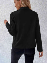 Load image into Gallery viewer, Classic Minimalist Collared Long Sleeve Jacket for Women β Minimalist & Lightweight Everyday Outerwear