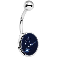 将图片加载到图库查看器,Zodiac Constellation Virgo Belly Ring