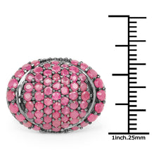 Load image into Gallery viewer, 3.35 Carat Genuine Ruby .925 Sterling Silver Ring