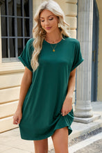 Load image into Gallery viewer, Short Sleeve Mini Dress with Pockets Casual & Stylish Everyday Wear