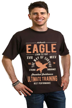 Load image into Gallery viewer, Eagle Men's Bamboo Viscose/Organic Cotton Short Sleeve Graphic T-Shirt