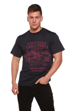Load image into Gallery viewer, Eagle Power Men's Bamboo Viscose/Organic Cotton Short Sleeve Graphic T-Shirt
