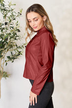 Load image into Gallery viewer, Women Classic Neck Zip-Up Jacket For Everyday Wear Elegant Girls Jacket