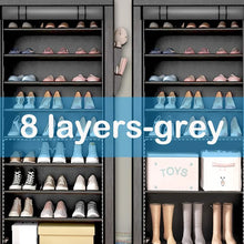 Load image into Gallery viewer, 10-Layer 9 Grid Shoe Rack Shelf Storage Closet Organizer