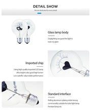 Load image into Gallery viewer, Edison Bulb Indoor Night Light Rose Flower Holiday Christmas Wedding Decor Bulbs High Brightness Daylight White Antique LED Filament Bulbs For Home Decor Party