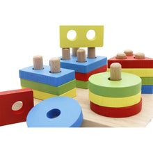 Load image into Gallery viewer, Educational Toys Wooden Shapes Sorter