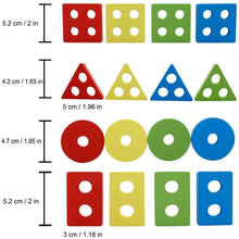 Load image into Gallery viewer, Educational Toys Wooden Shapes Sorter