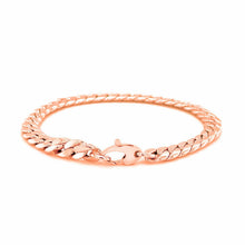 将图片加载到图库查看器,14K Rose Gold Cuban Link Bracelet