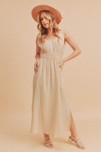Load image into Gallery viewer, Side Slit Round Neck Sleeveless Maxi Tank Dress For Women – Fluttering, Versatile and Comfortable Dress with Side Slits for Relaxed, Breezy Style