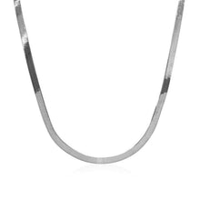 Load image into Gallery viewer, 14k White Gold Super Flex Herringbone Chain (2.80 mm)