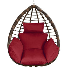 Load image into Gallery viewer, Egg Chair Hanging Basket Seat Cushion with Headrest