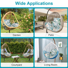 Load image into Gallery viewer, Egg Chair Hanging Basket Seat Soft Cushion with Headrest