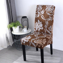 Load image into Gallery viewer, Elastic Chair Covers Spandex Dining Room Stretch Seat Cover Chair Protective Case for Restaurant Universal Removable Washable Soft Spandex High Back Large Chair Cover Slipcover for Dining Room Kitchen Hotel Table Banquet