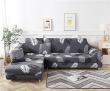 Load image into Gallery viewer, Elastic Sofa Covers for Living Room Stretch Slipcovers Sectional Couch Cover L Shape Corner Armchair Cover 1/2/3/4 Seater Slipcovers Elastic Stylish Printed Sectional Sofa Furniture Protector For Living Room
