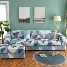 Load image into Gallery viewer, Elastic Sofa Covers for Living Room Stretch Slipcovers Sectional Couch Cover L Shape Corner Armchair Cover 1/2/3/4 Seater Slipcovers Elastic Stylish Printed Sectional Sofa Furniture Protector For Living Room
