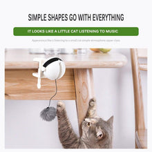 Load image into Gallery viewer, Electric Automatic Lifting Motion Cat Toy Puzzle Smart Pet Cat Teaser Ball Pet Supply Lifting Toys Toys Lifting Flutter Cat Exercise Toys
