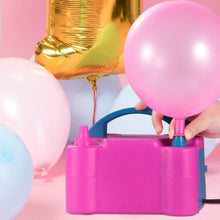 Load image into Gallery viewer, Electric Balloon Pump 600W Balloon Blower Inflator Dual Nozzle
