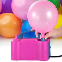 Load image into Gallery viewer, Electric Balloon Pump 600W Balloon Blower Inflator Dual Nozzle