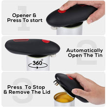 Load image into Gallery viewer, Electric Can Opener with One-Touch On & Off