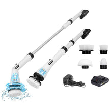 将图片加载到图库查看器,Electric Cordless Spin Scrubber Cleaning Brush with 4 Replaceable Heads