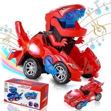 Load image into Gallery viewer, Electric Dinosaur Non Remote Control Morphing Vehicle Toy