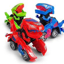 Load image into Gallery viewer, Electric Dinosaur Non Remote Control Morphing Vehicle Toy