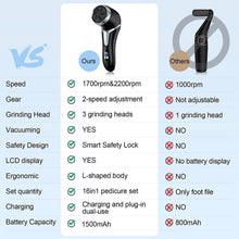将图片加载到图库查看器,Electric Foot Callus Remover with Vacuum Cleaner