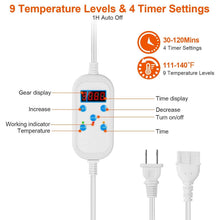 Load image into Gallery viewer, Electric Heating Pad with 9 Temperature Levels