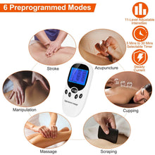 Load image into Gallery viewer, Electric Muscle Stimulator with Electrode Pads Wires