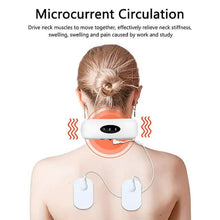 将图片加载到图库查看器,Electric Neck Massager and Pulse Back 6 Modes Power Control