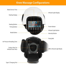 Load image into Gallery viewer, Electric Rechargeable Knee Massager Infrared Heat Pain Relief Therapy