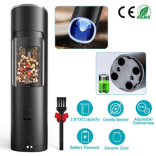 Load image into Gallery viewer, Electric Salt and Pepper Grinder LED Indicator Adjustable Coarseness