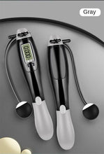 Load image into Gallery viewer, Electronic Cordless Skipping Rope Gym Fitness Skipping Smart Jump Rope With LCD Screen Counting Speed Women Jumprope For Fitness Workout Crossfit Adult Kids Adjustable Skipping Rope For Exercise