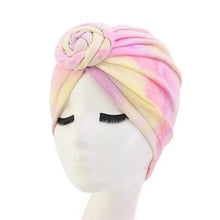 Load image into Gallery viewer, Elegance Mommy And Kids Turban Hat Cap With Big Bow Soft Cute Knot Nursery Beanie Knotted Headban