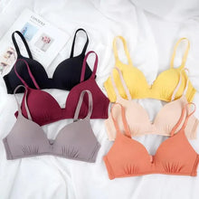 Load image into Gallery viewer, Elegance Seamless Bras for Women Push Up Bras No Wire Brassiere A B Cup Underwear Sexy Bra Three Quarters(3/4 Cup) Bras For Ladies