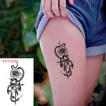 Load image into Gallery viewer, Elegant Black Music Notes Waterproof Sticker Tattoos Temporary Chest Shoulder Tattoos For Men Women