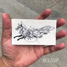 Load image into Gallery viewer, Elegant Black Waterproof Temporary Tattoo Stickers Moon Hill Modern Body Art Stickers Hand Foot High Quality For Womens