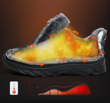 Load image into Gallery viewer, Elegant Black Winter Men Waterproof Snow Shoes Comfortable Sneakers Mens Work Casual Shoes Non-Slip Light Rubber Sole Walk Fashion Sneakers Breathable Comfort Walking Shoes For Mens