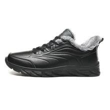 Load image into Gallery viewer, Elegant Black Winter Men Waterproof Snow Shoes Comfortable Sneakers Mens Work Casual Shoes Non-Slip Light Rubber Sole Walk Fashion Sneakers Breathable Comfort Walking Shoes For Mens