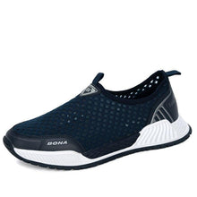 Load image into Gallery viewer, Elegant Breathable Casual Mens Sneakers Comfortable Walking Man Trendy Slip On Walking Shoes Non Slip Running Shoes Lightweight Breathable Mesh Fashion Sneakers