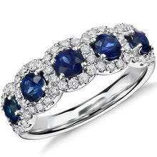 Load image into Gallery viewer, Elegant Copper Ring with Synthetic Cubic Zirconia