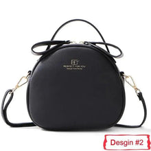 Load image into Gallery viewer, Elegant Cute Geometrical Women Handbag Soft PU Leather Women's Crossbody Messenger Bags Round Ladies Shoulder Bag