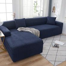 将图片加载到图库查看器,Elegant Elastic Sofa Covers Set for Living Room Chaise Lounge L Shape Corner Stretch Couch Armchair Slipcover Furniture Protector Shaped Sofa Cover Sectional Couch Cover for Living Room Fabric Chaise Lounge Slipcover