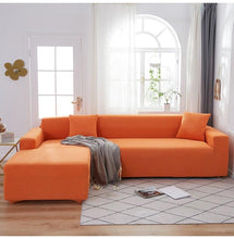 将图片加载到图库查看器,Elegant Elastic Sofa Covers Set for Living Room Chaise Lounge L Shape Corner Stretch Couch Armchair Slipcover Furniture Protector Shaped Sofa Cover Sectional Couch Cover for Living Room Fabric Chaise Lounge Slipcover