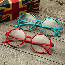 Load image into Gallery viewer, ELEGANT Fashion Round Anti Blue Light Reading Glasses Computer Eyeglasses Women Men Unisex Ultralight Round Frame Presbyopia Eyewear +1.0 ~ 4.0