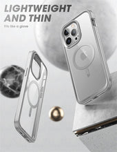 Load image into Gallery viewer, Elegant iPhone 14 Pro Max Case 6.7" Strong Edges Slim Frame Clear Protective Case with Built-in Screen Protector Compatible Shockproof Thin Clear Case Luxury Case For Smartphone